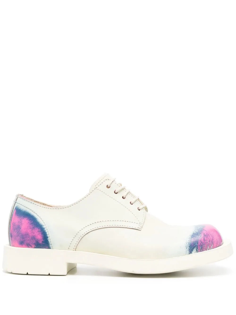 CamperLab distressed-effect leather lace-up shoes