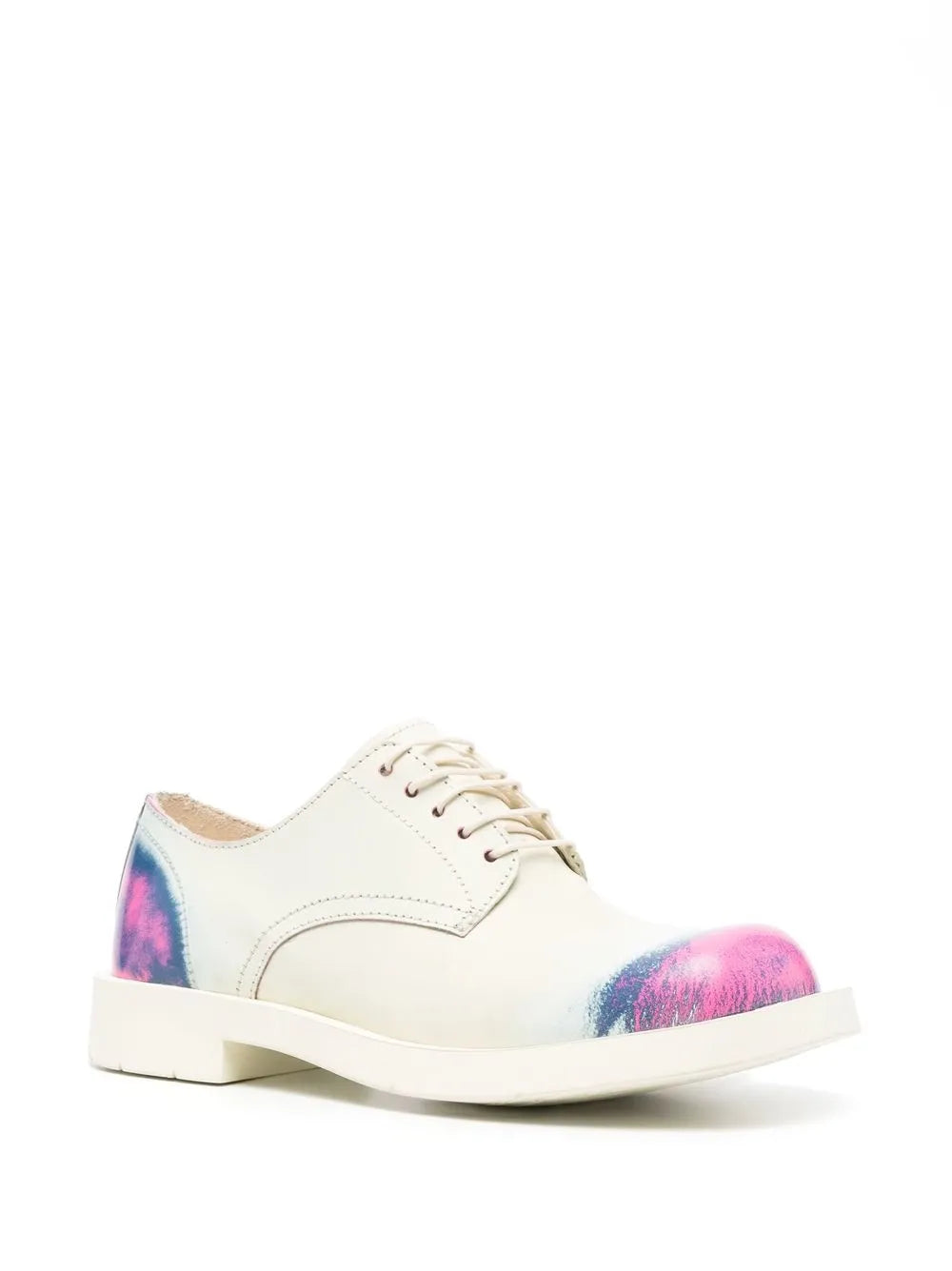 CamperLab distressed-effect leather lace-up shoes