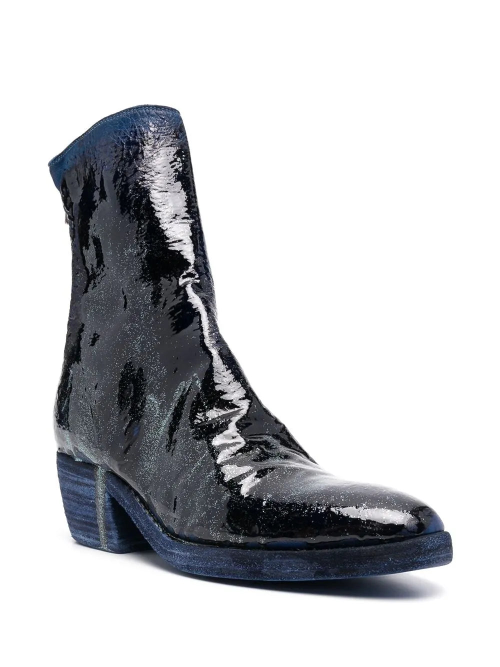 Guidi painted patent leather boots