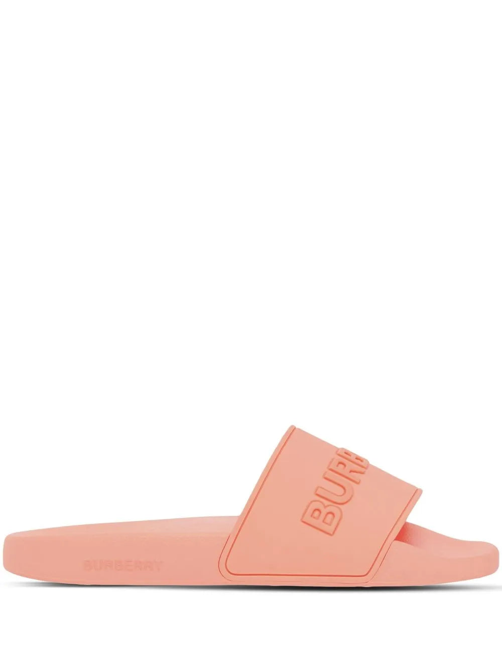 Burberry embossed logo slides