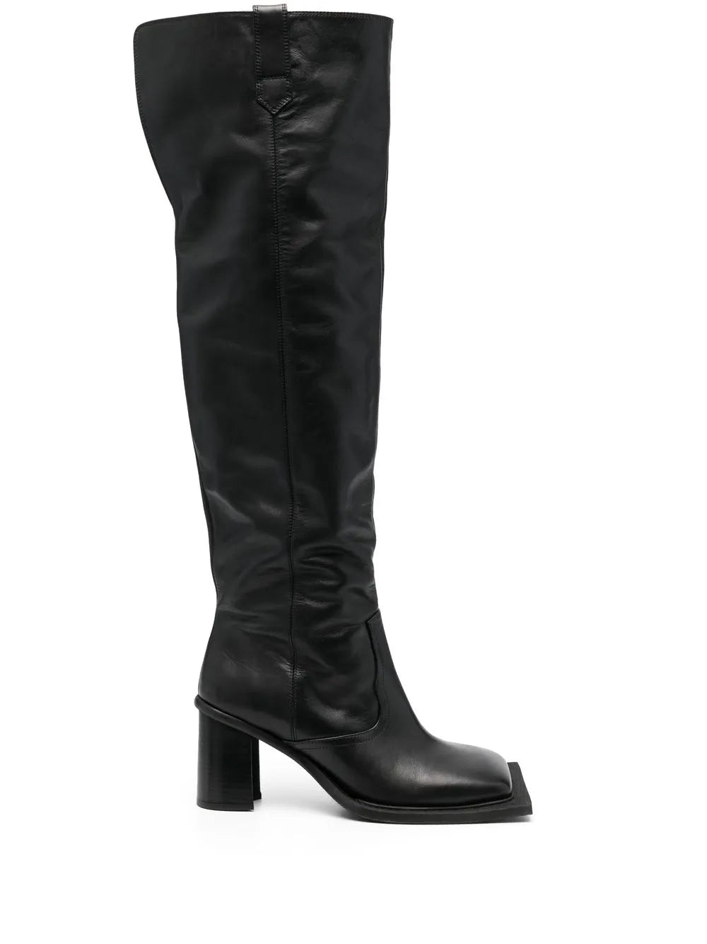 Ninamounah square-toe 100mm leather boots