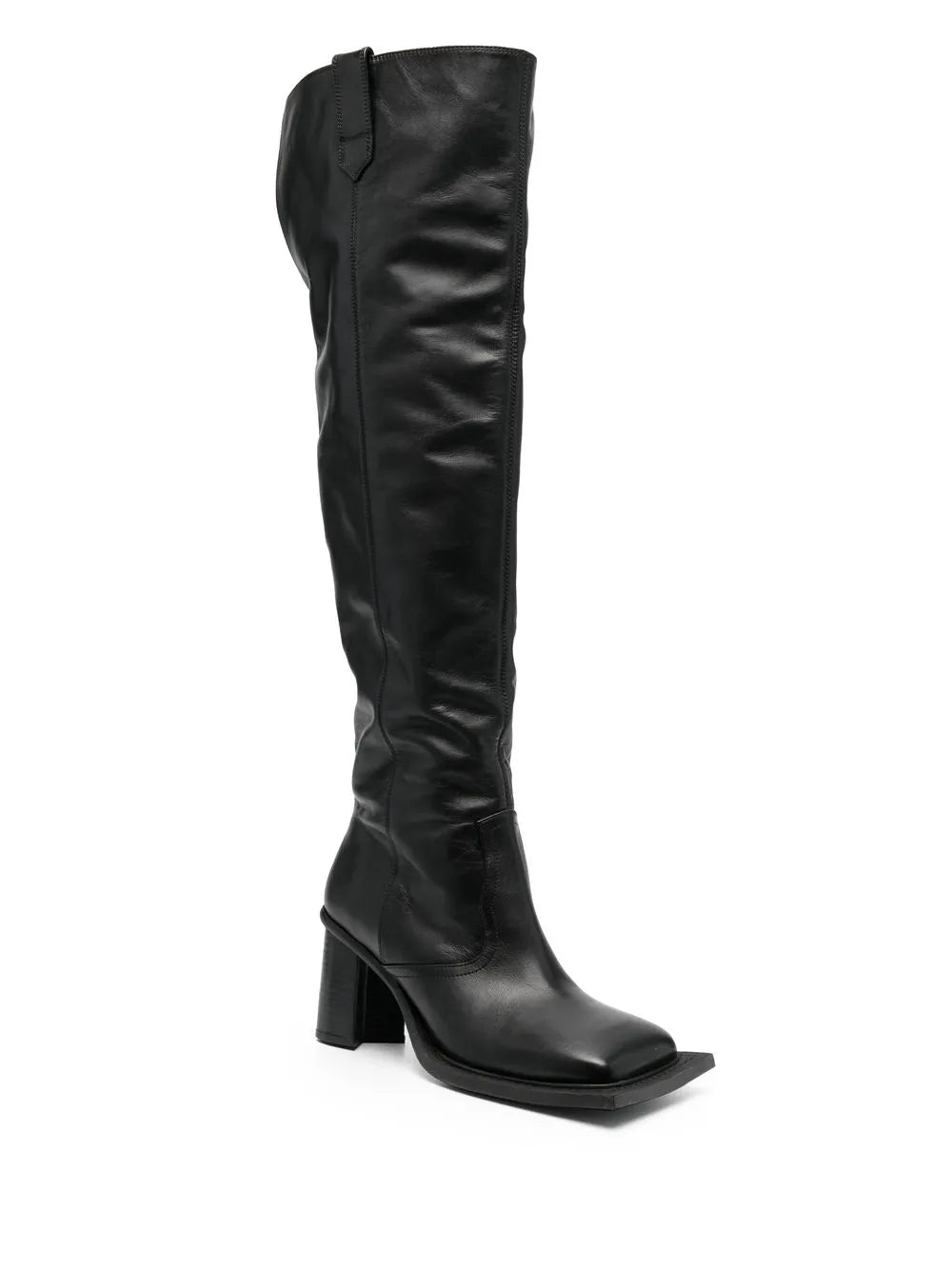 Ninamounah square-toe 100mm leather boots