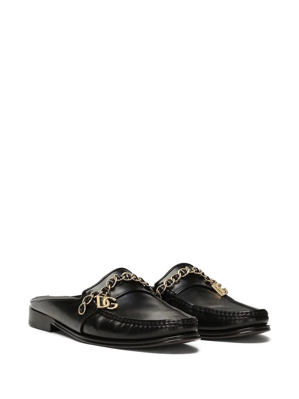Dolce & Gabbana Visconti leather slippers