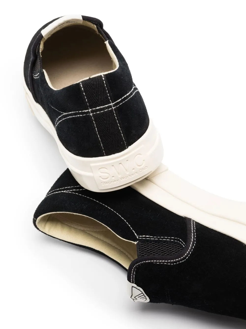 Stepney Workers Club Lister slip-on suede trainers