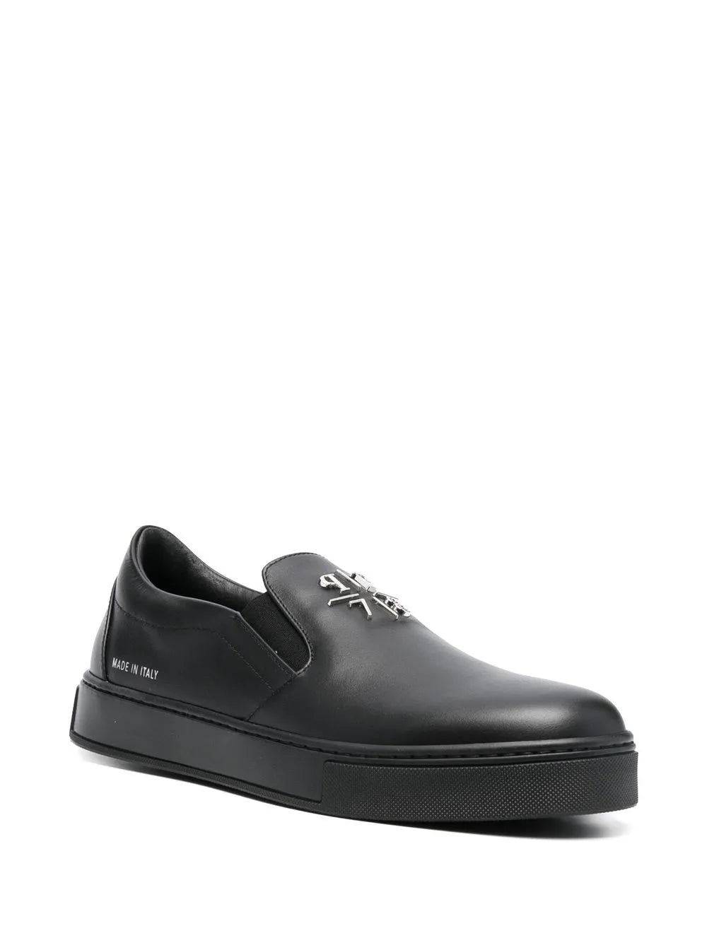Philipp Plein logo-plaque slip-on sneakers
