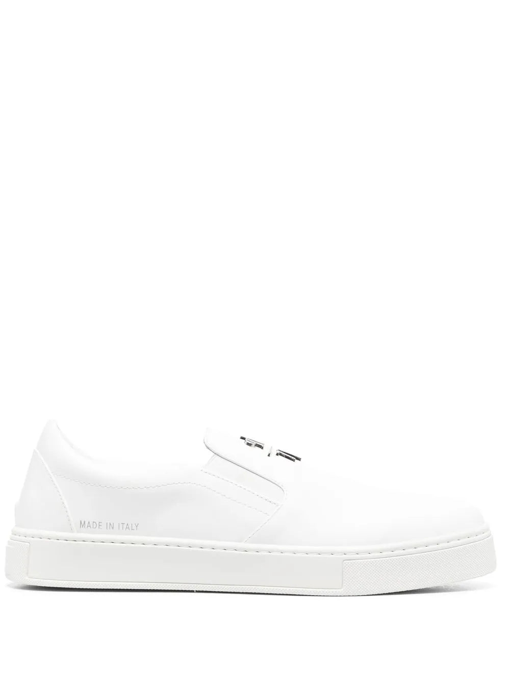 Philipp Plein logo-plaque slip-on sneakers