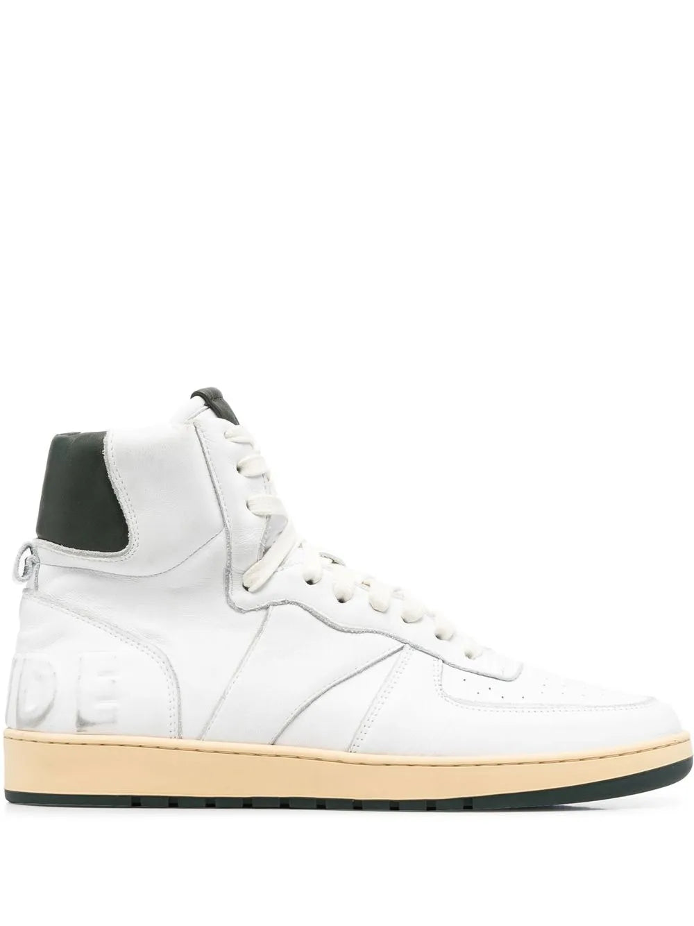 RHUDE high-top leather sneakers