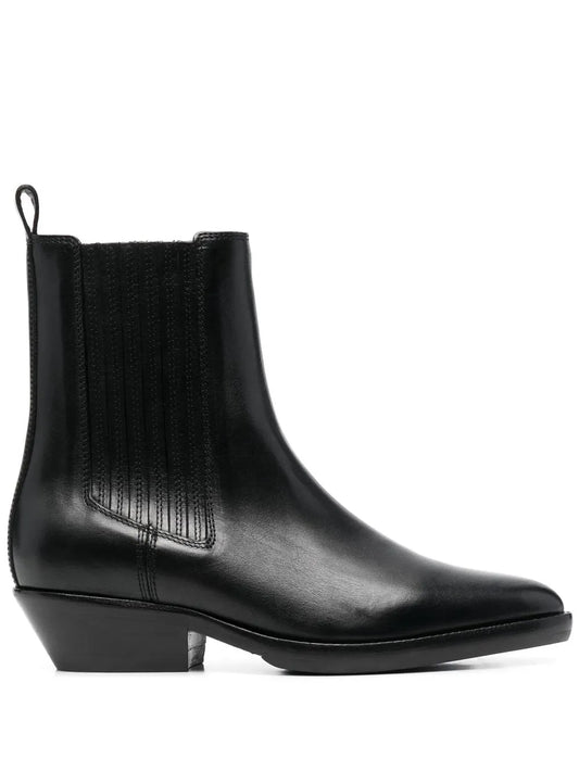 ISABEL MARANT Delena leather ankle boots
