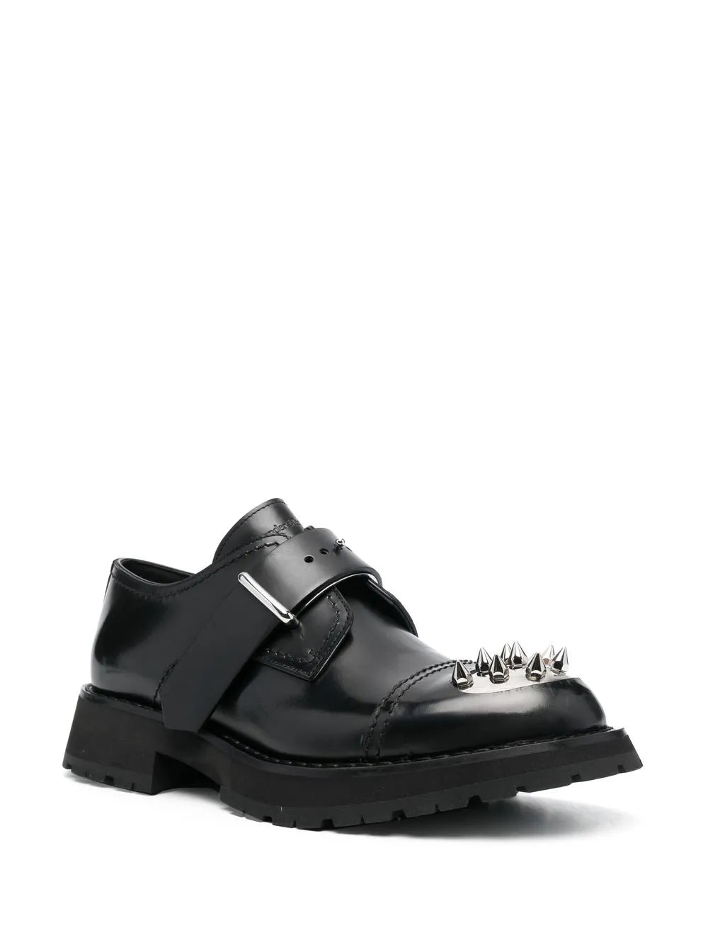 Alexander McQueen studded toe-cap monk shoes