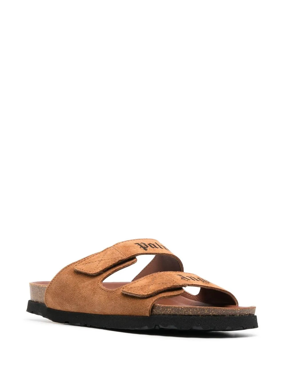Palm Angels logo-print slide sandals