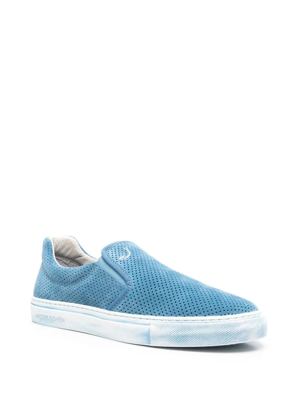 Jacob Cohën perforated-detail slip-on sneakers