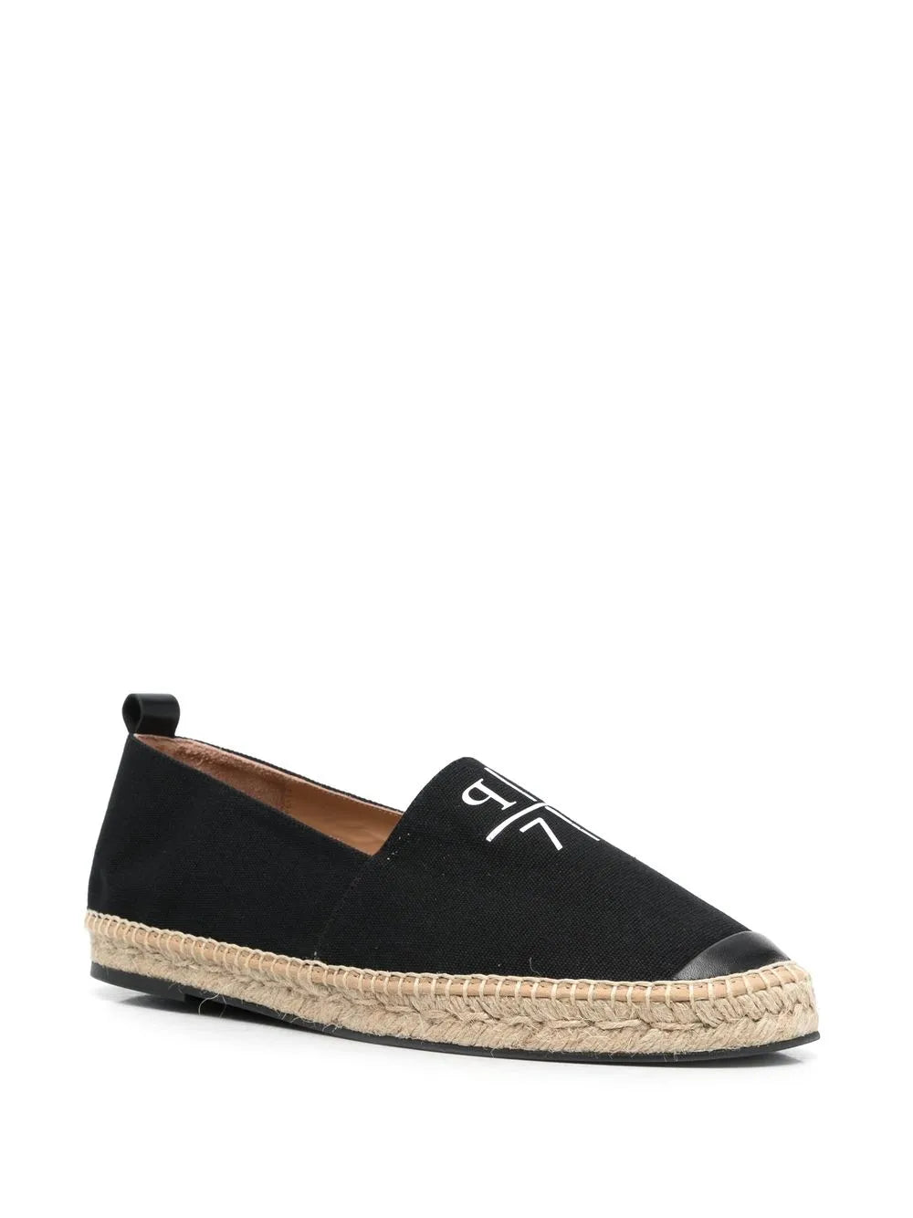 Philipp Plein logo-print leather-trim espadrilles