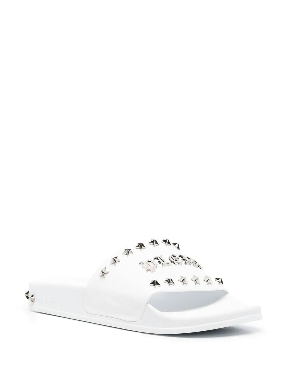 Philipp Plein Gothic Plein stud-studded slides