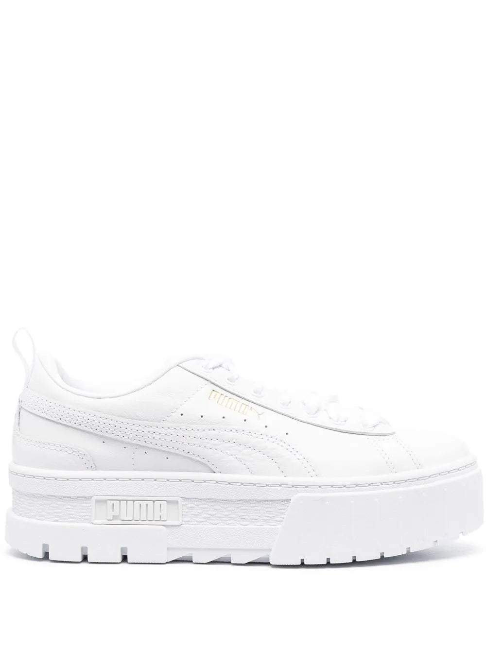 PUMA low-top chunky leather sneakers