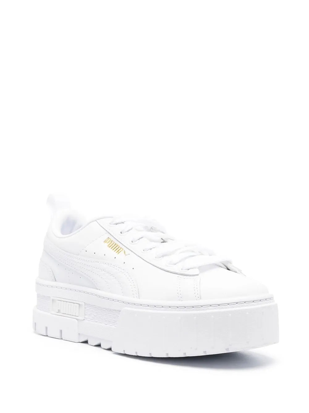 PUMA low-top chunky leather sneakers