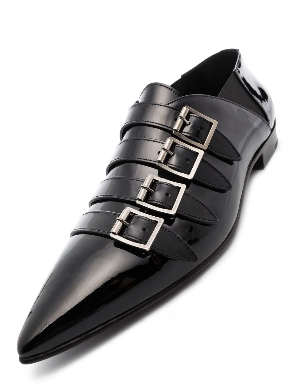 Saint Laurent Franklin buckled monk shoes