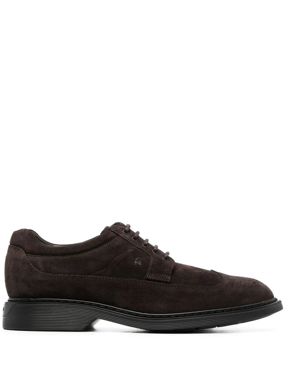 Hogan lace-up suede brogues