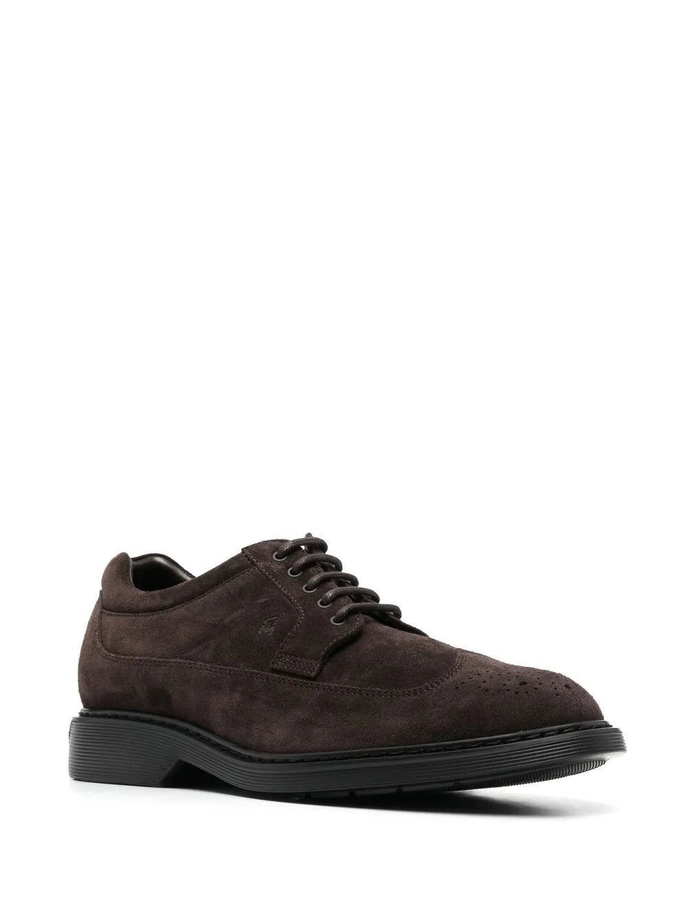 Hogan lace-up suede brogues