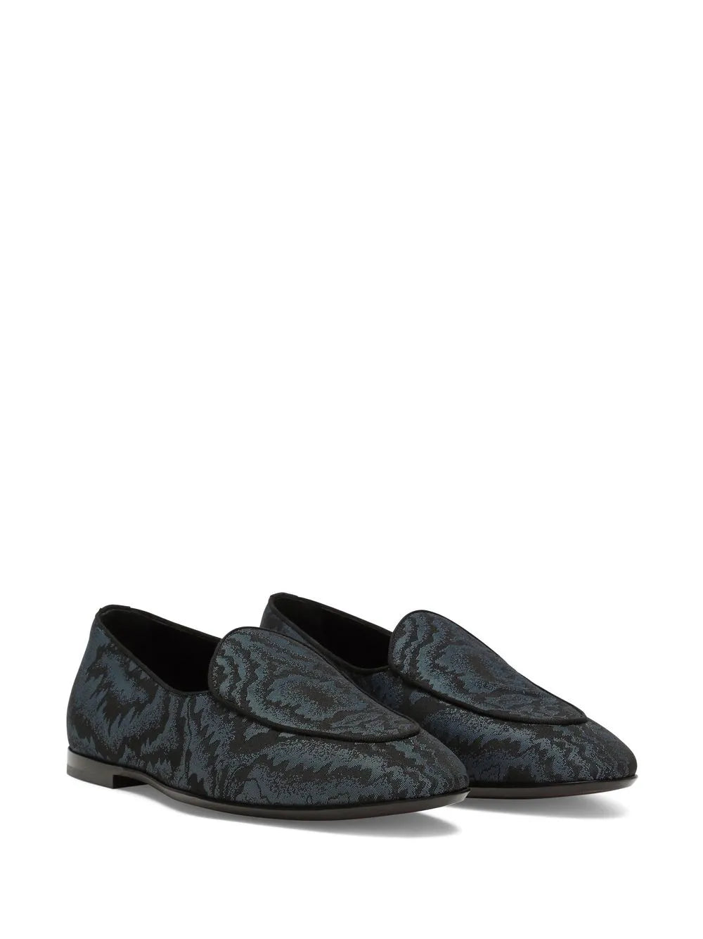 Dolce & Gabbana Iridescent fabric Caravaggio slippers