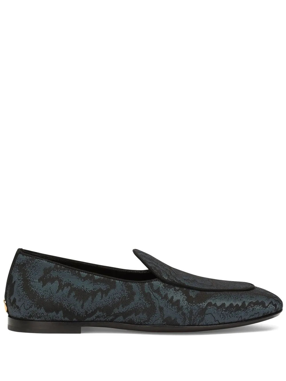 Dolce & Gabbana Iridescent fabric Caravaggio slippers