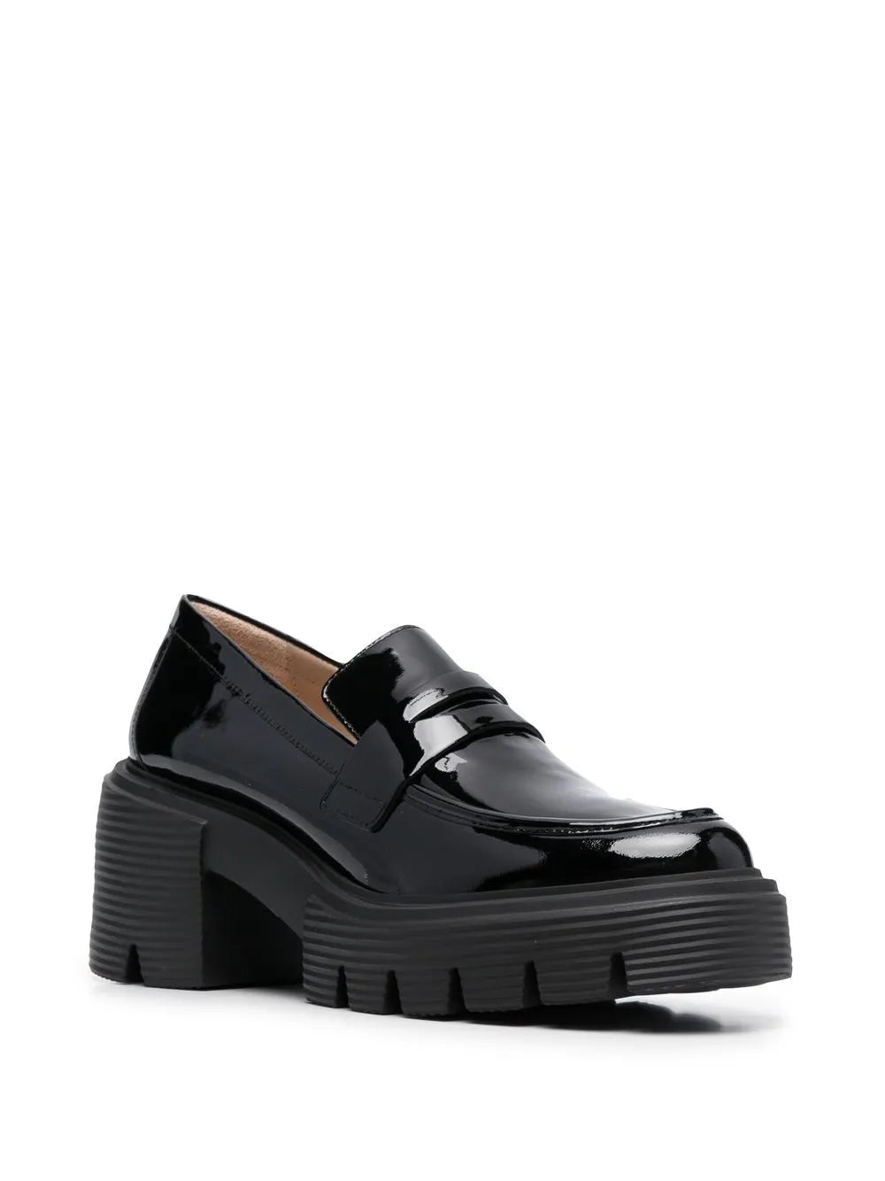 Stuart Weitzman Soho 60mm platform leather loafers