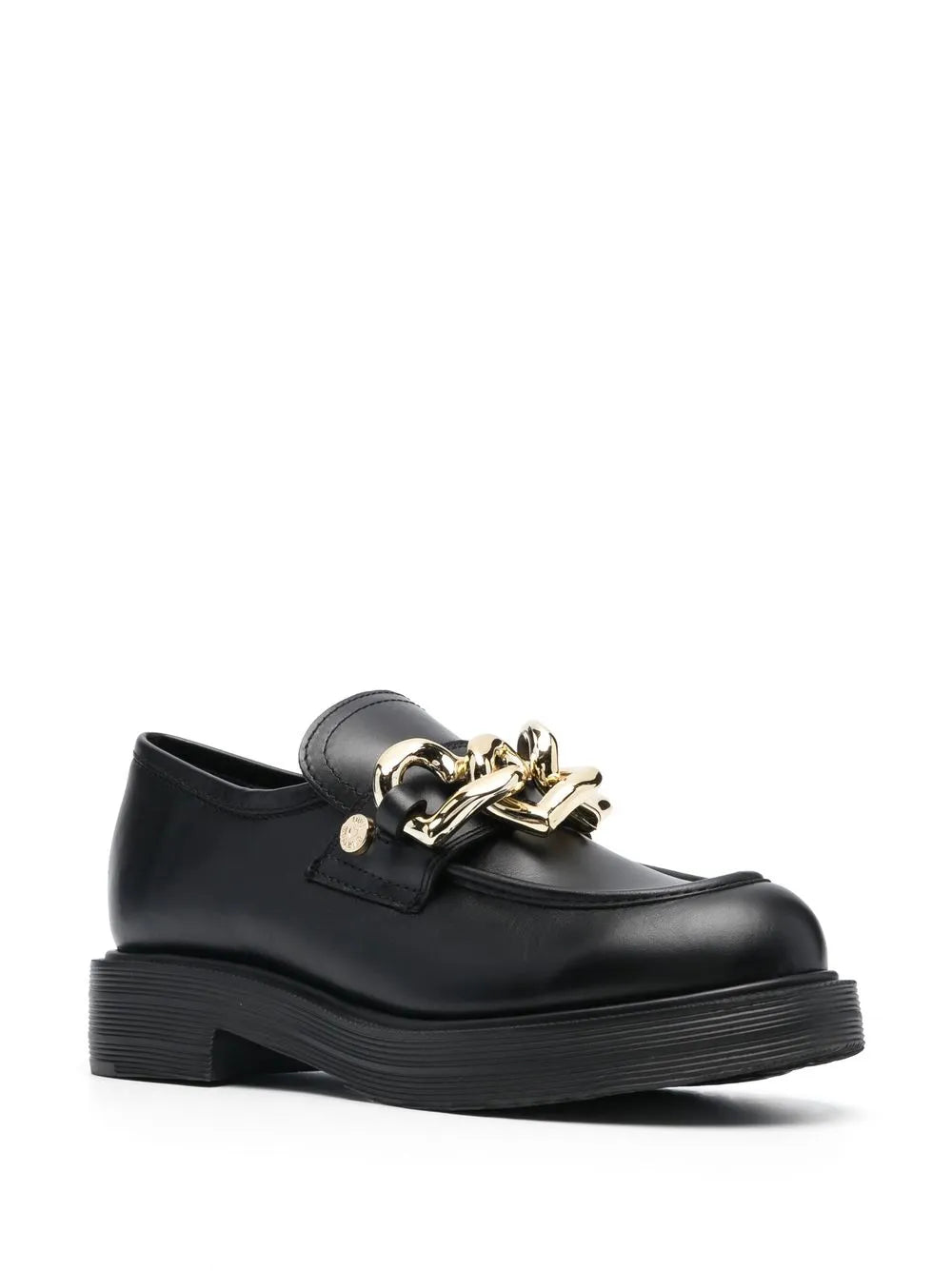 Love Moschino chain-detail chunky-sole loafers