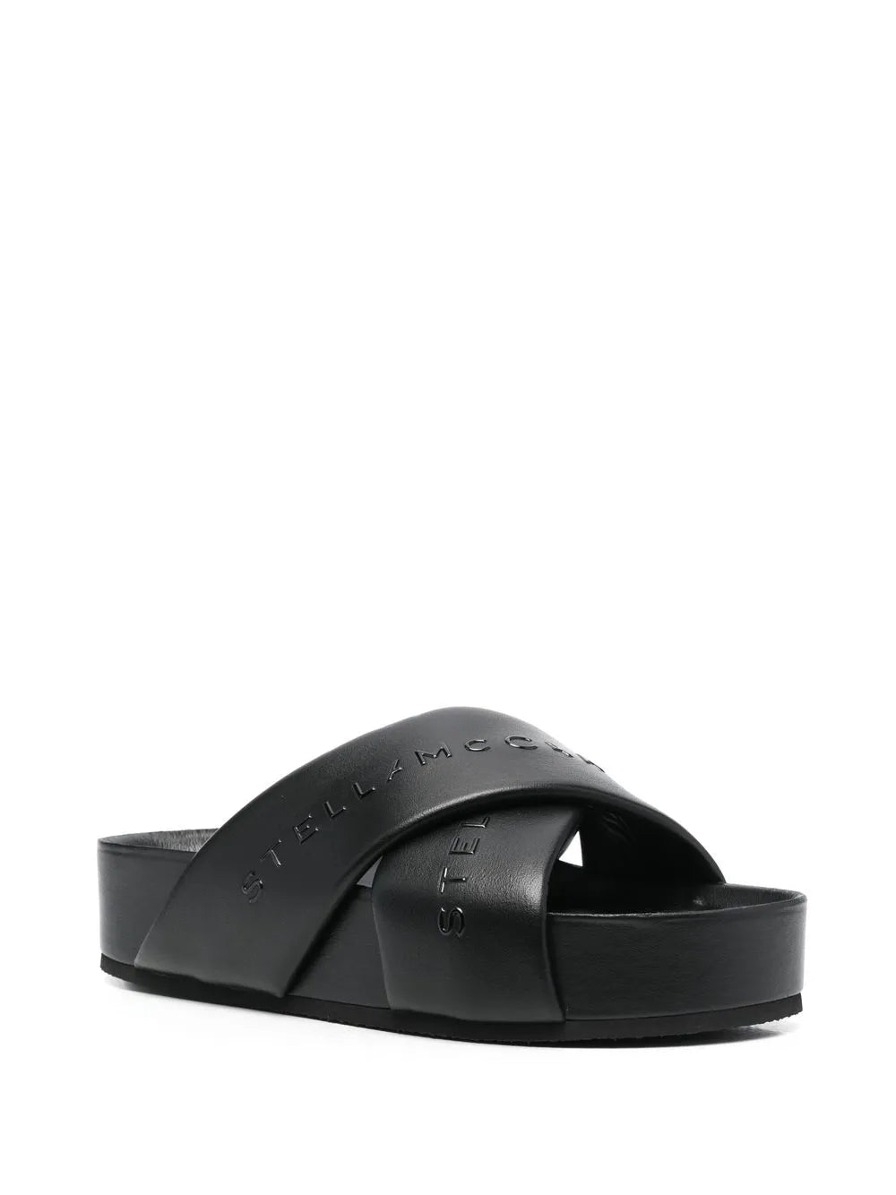 Stella McCartney logo-strap flatform sandals