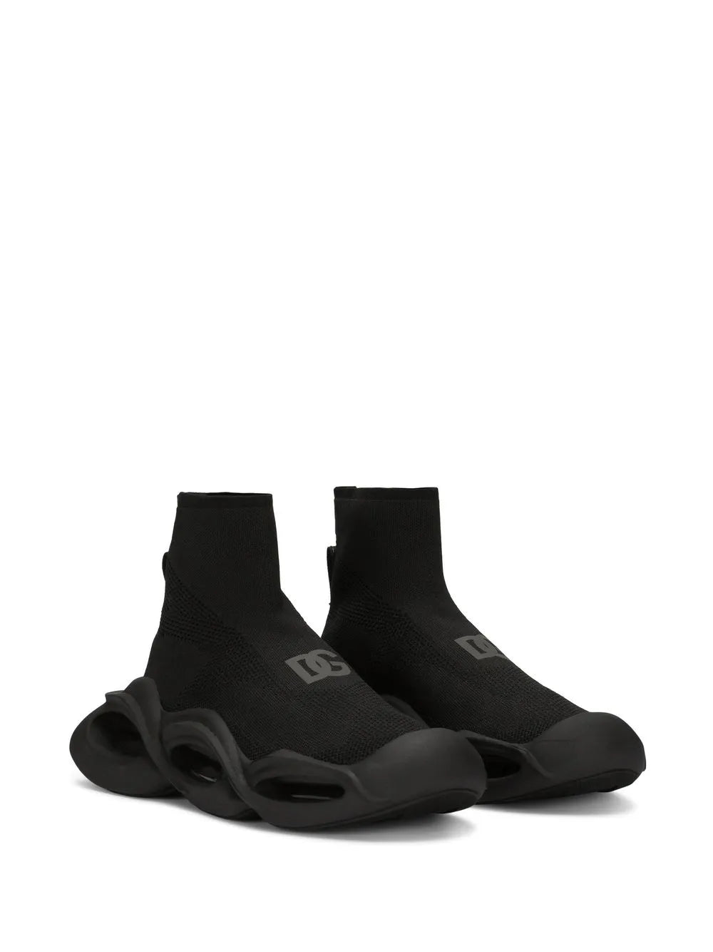 Dolce & Gabbana Wave mid-top stretch sneakers