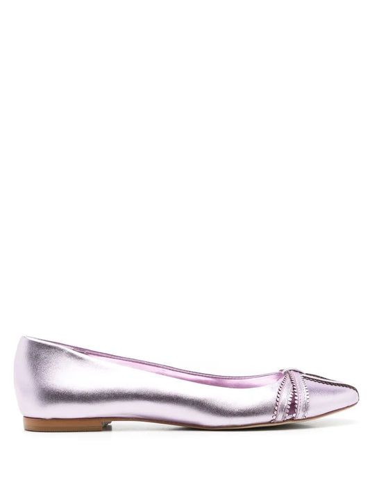 Sarah Chofakian Pati leather ballerina shoes