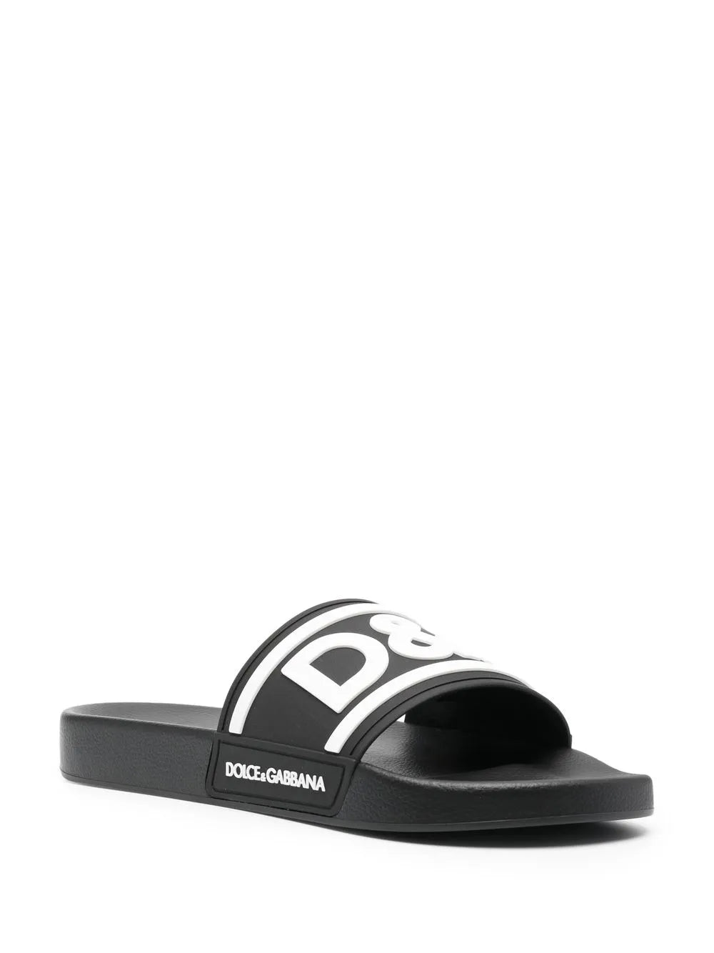 Dolce & Gabbana logo-print beach sliders