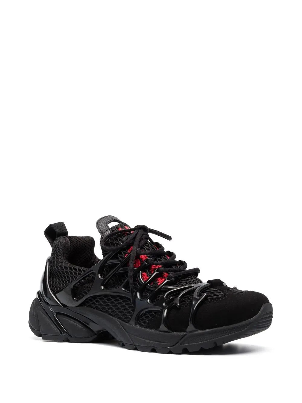 44 LABEL GROUP mesh-panelled low-top sneakers