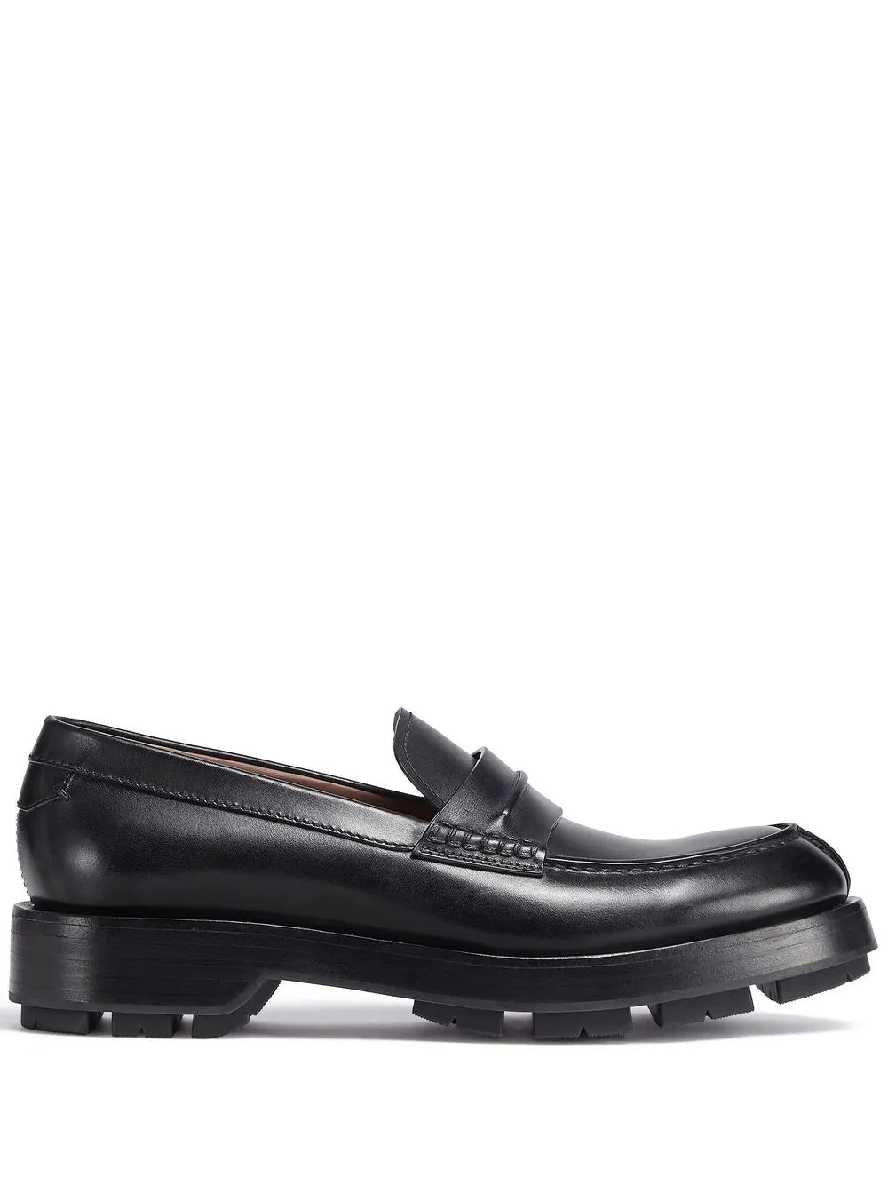 Zegna Udine leather lug-sole loafers