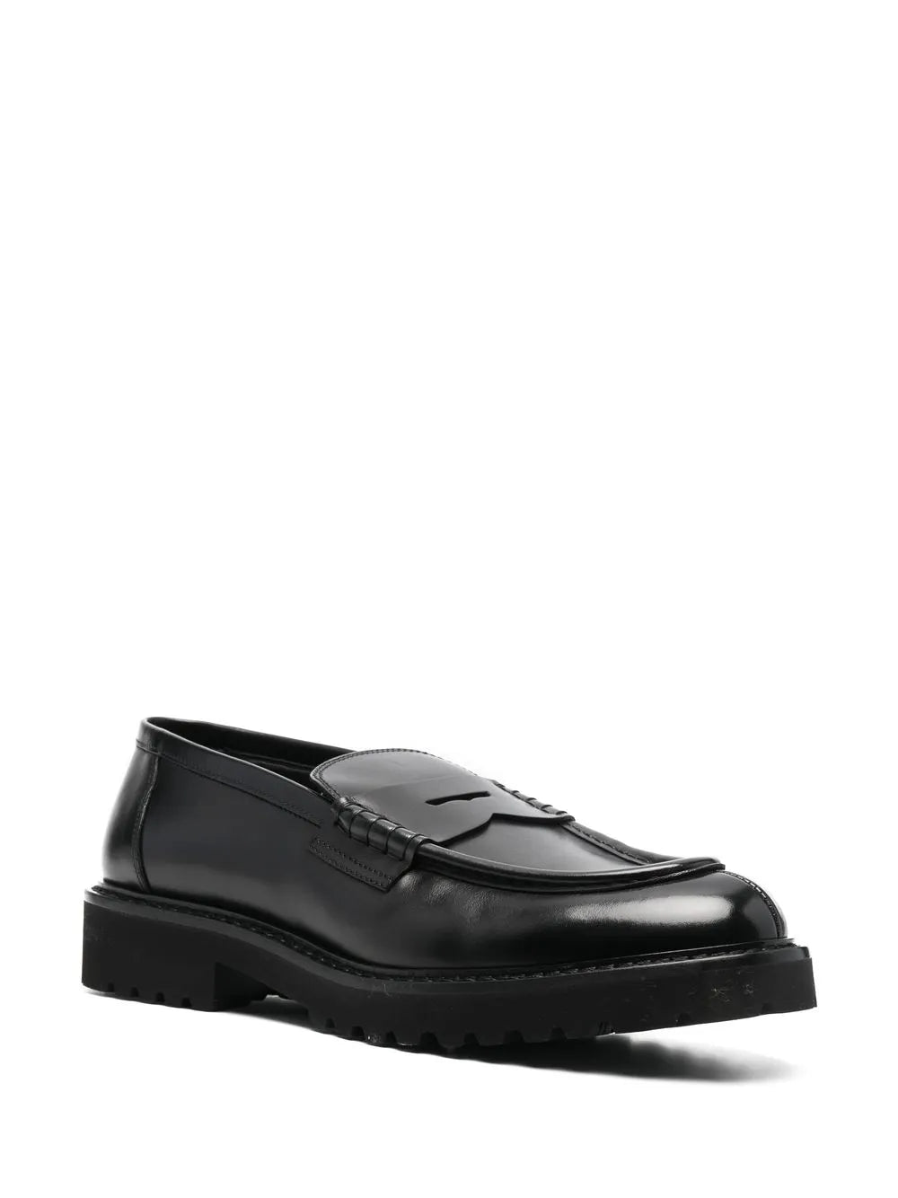 Doucal's leather penny loafers
