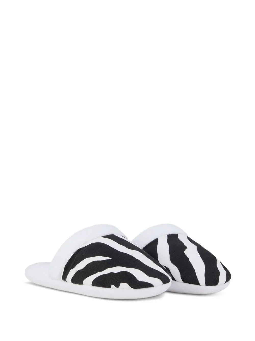 Dolce & Gabbana zebra-print terry slippers