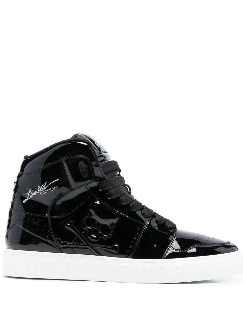 Philipp Plein Super Street Skull Bones hi-top sneakers