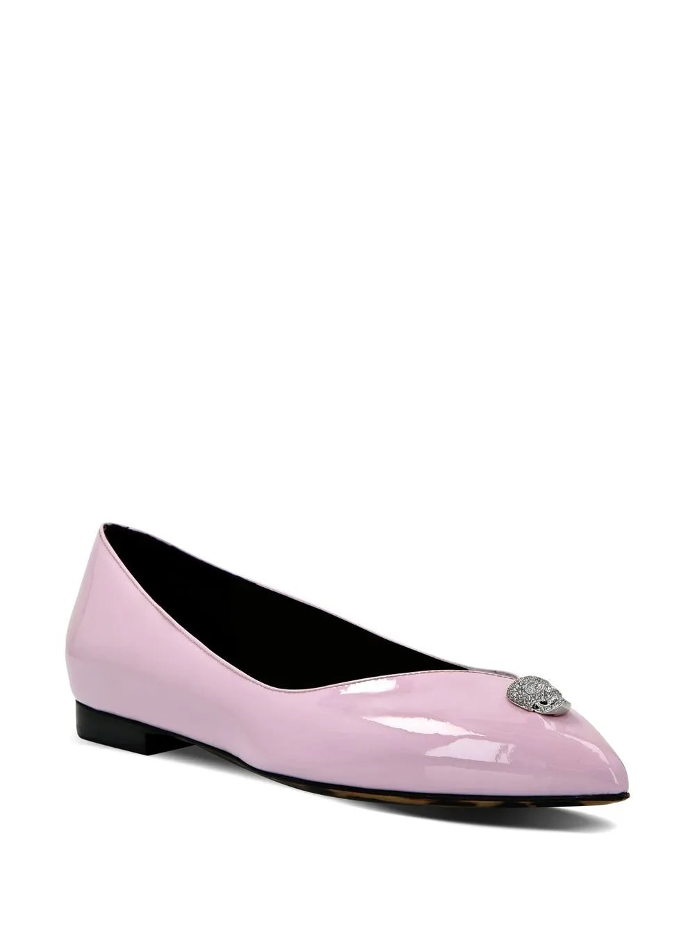 Philipp Plein Skull-charm ballerina shoes