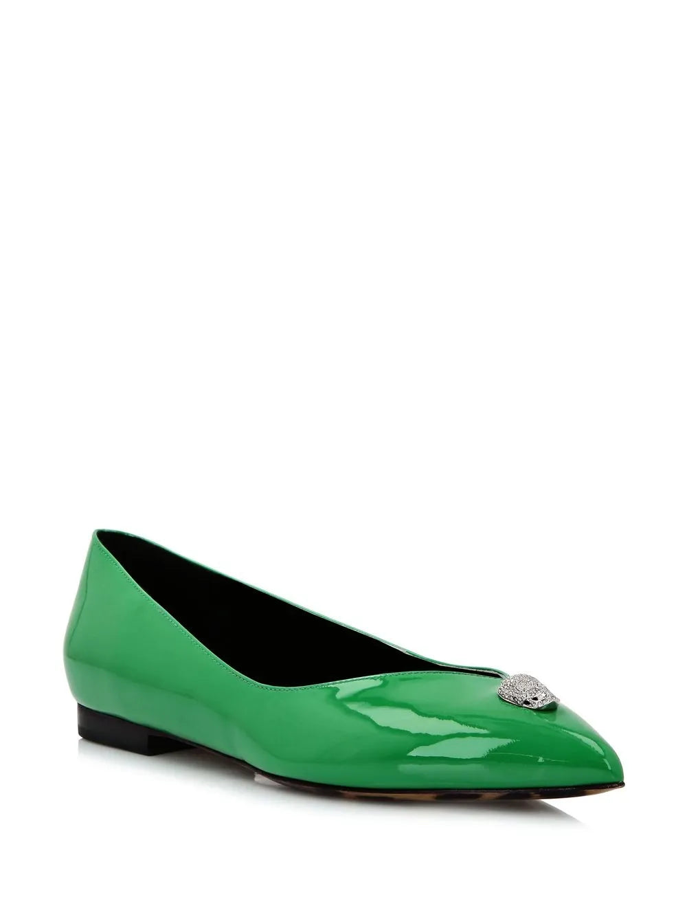 Philipp Plein Skull-charm ballerina shoes