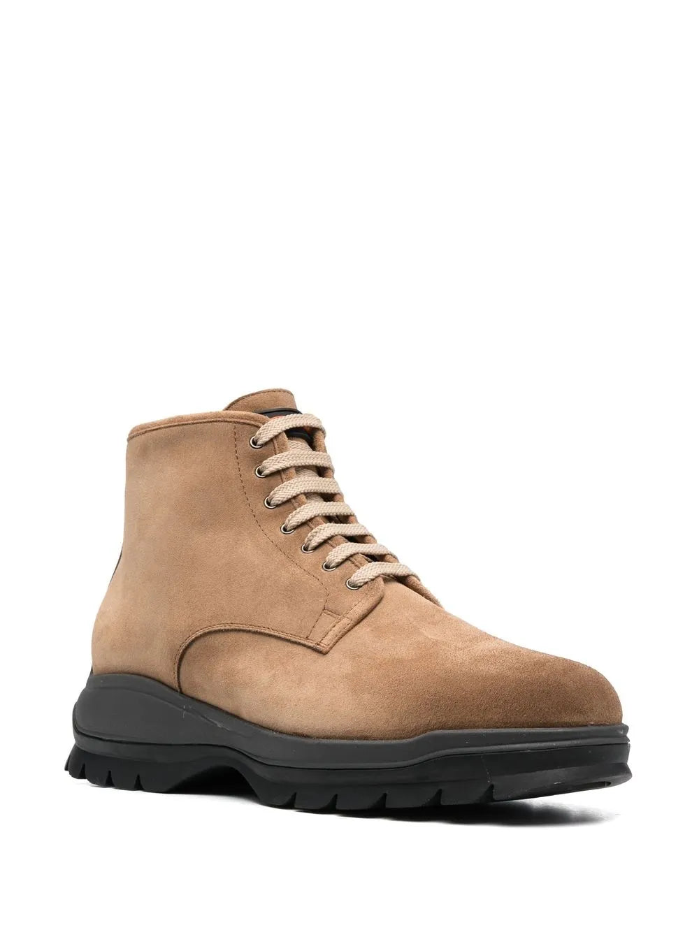 Santoni ankle lace-up fastening boots