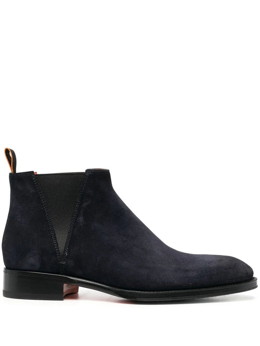 Santoni suede ankle boots