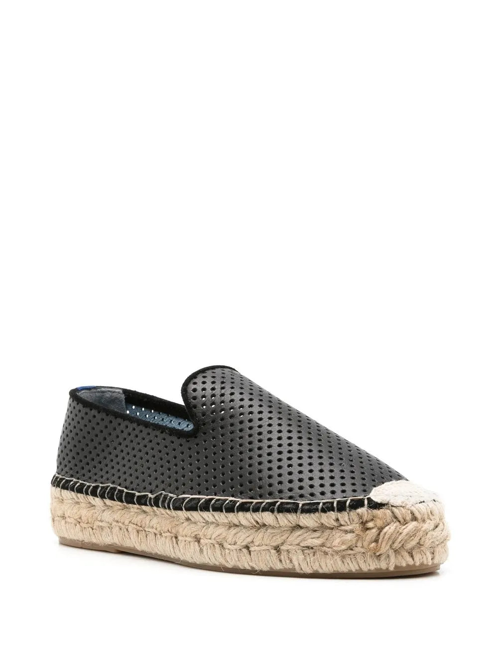Blue Bird Shoes perforated leather espadrilles