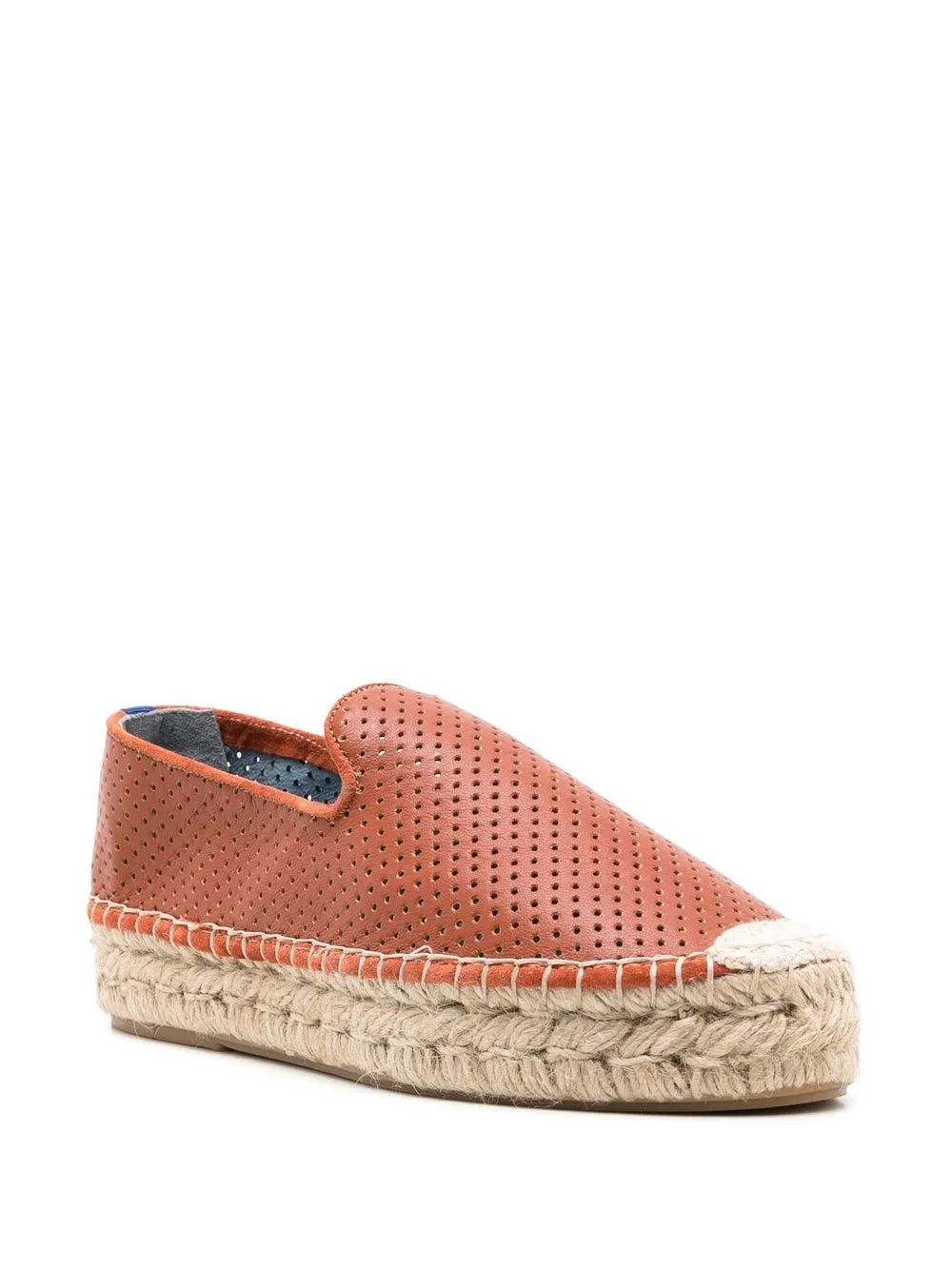 Blue Bird Shoes perforated leather espadrilles