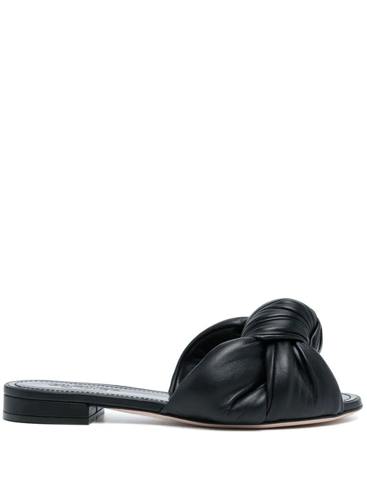 Giambattista Valli knotted slip on sandals
