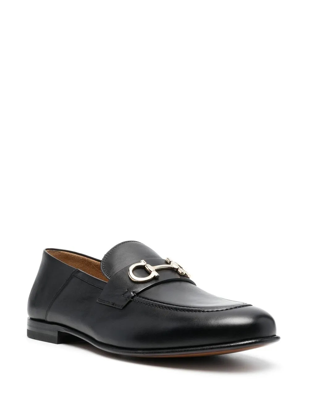 Ferragamo Gancini-buckle leather loafers