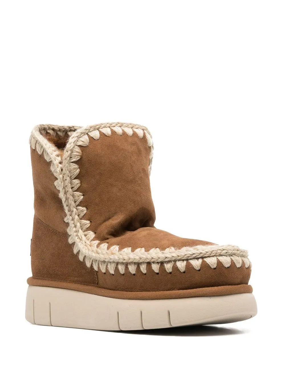 Mou logo-patch slip-on boots