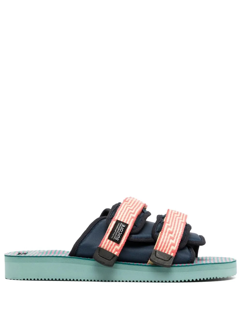 Suicoke MOTO jacquard touch-strap sandals