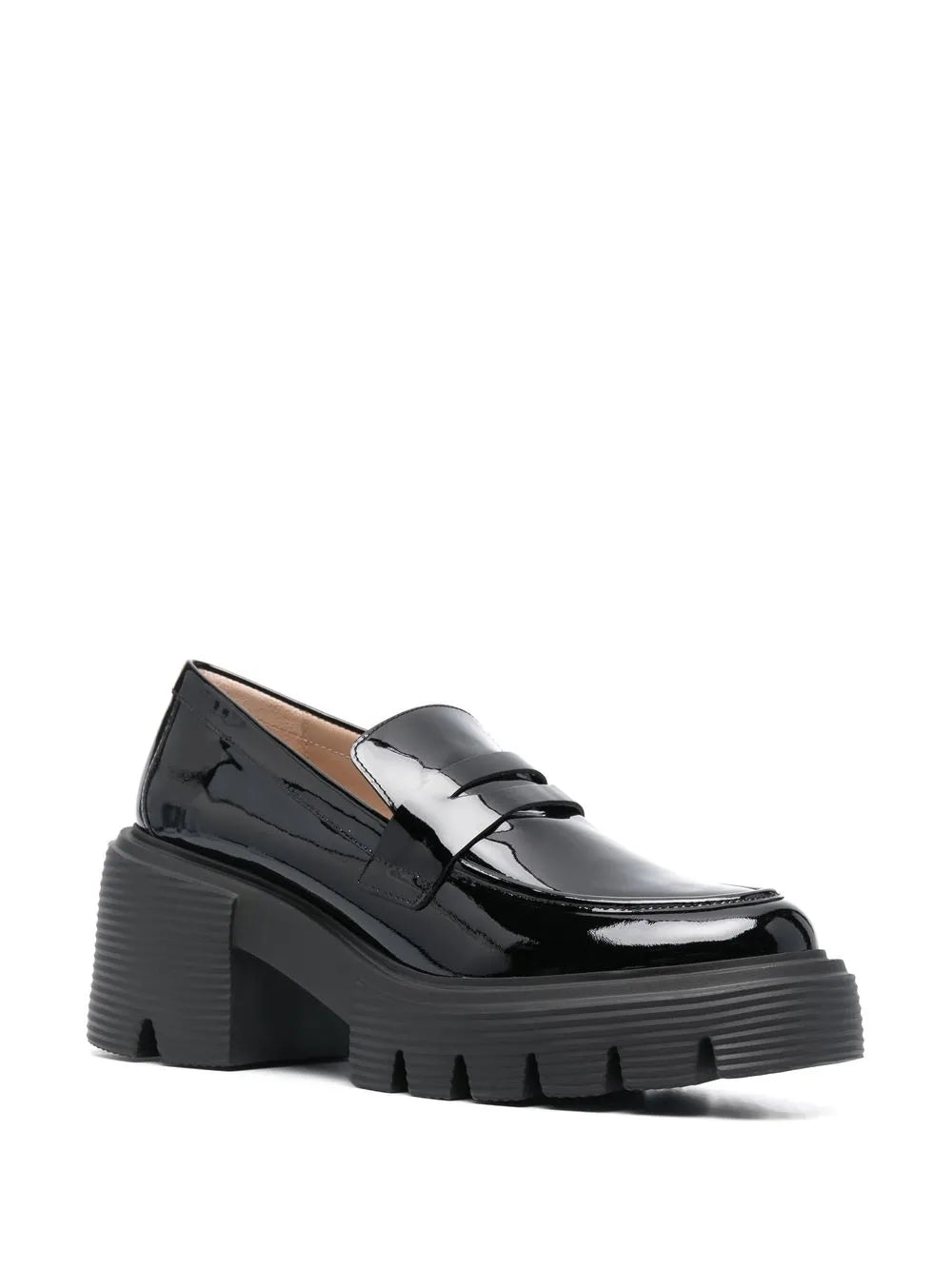 Stuart Weitzman Soho patent-leather loafers