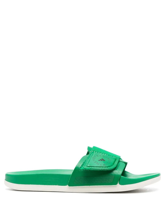 adidas by Stella McCartney logo touch-strap sliders