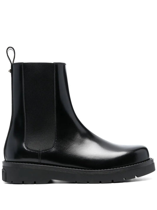 Valentino Garavani leather Chelsea boots