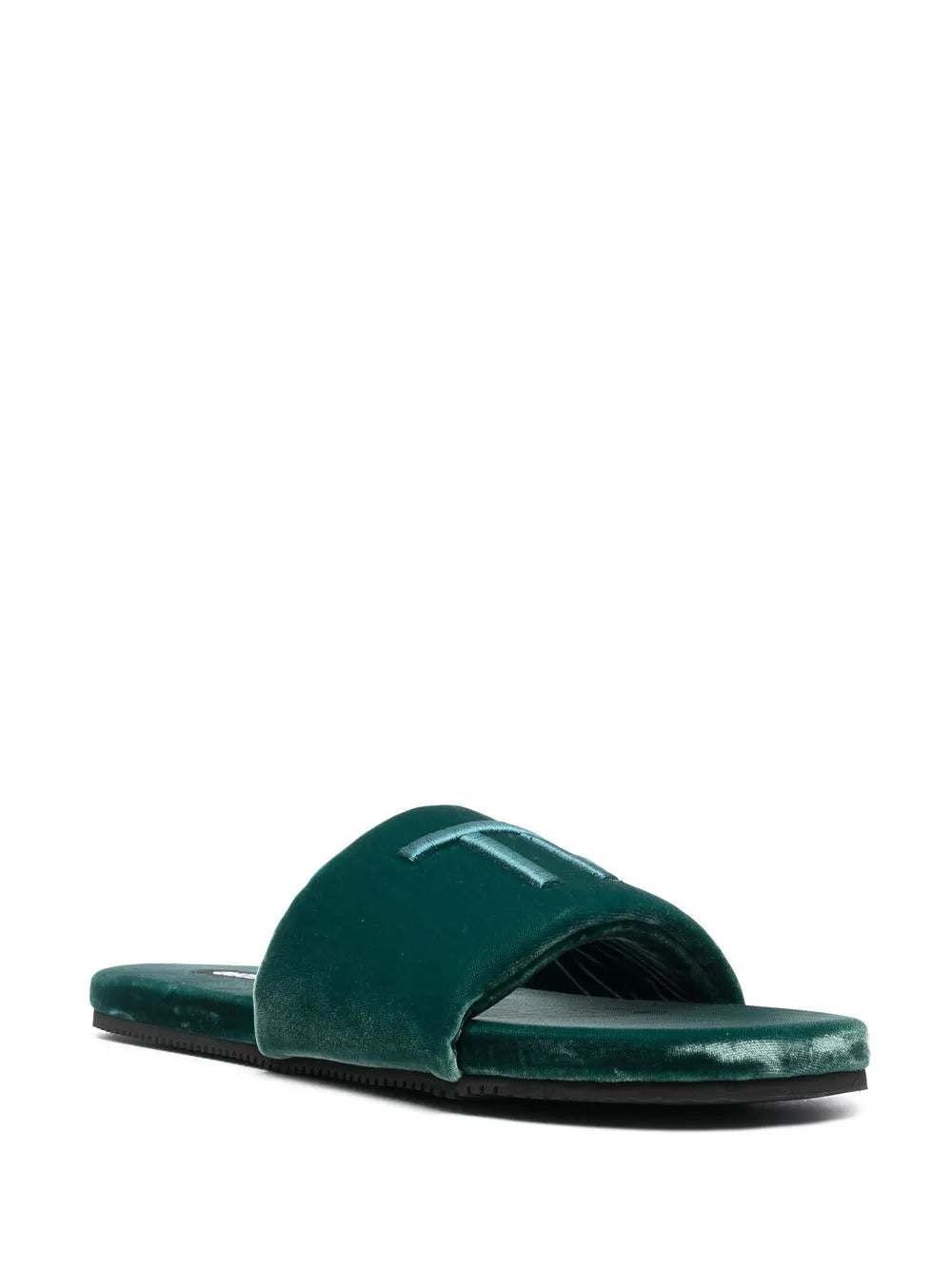 TOM FORD monogram velvet sandals