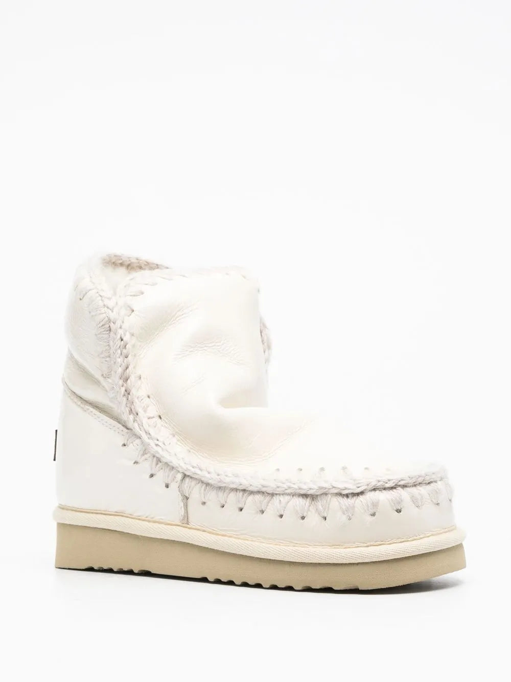 Mou logo-patch slip-on boots